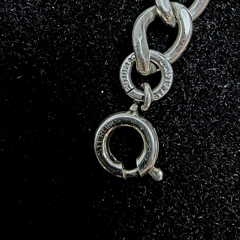 Vintage Sterling Silver Charm Bracelet with Seattle Space Needle - Picture 3 of 5